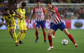 Colchoneros em campo em Israel (Foto: Divulgação)