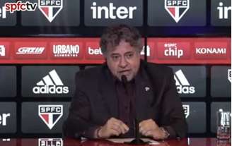 Presidente do São Paulo, Julio Casares (Foto: Reprodução/SPFCTV)