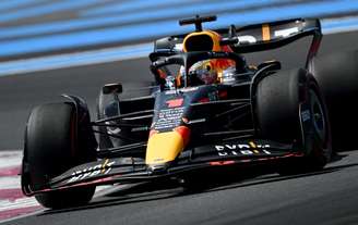 Max Verstappen durante os treinos livres do GP da França, em Paul Ricard 