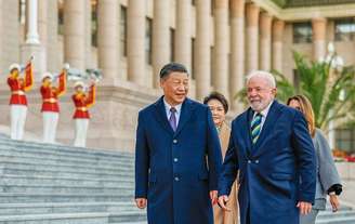Lula com o presidente chinês, Xi Jinping