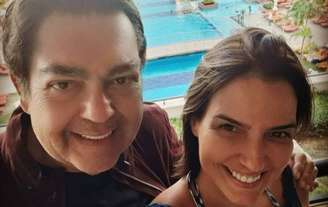 Fausto Silva e Luciana Cardoso