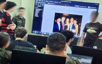 Alunos do ITA apresentam jogo baseado no caso Epstein em que garota de 15 anos tenta fugir de 6 homens