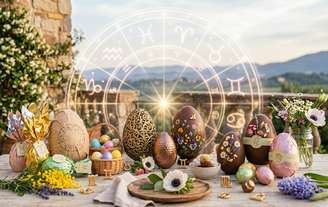 Ovo de Páscoa de cada signo lunar: chocolates variados com símbolos do zodíaco