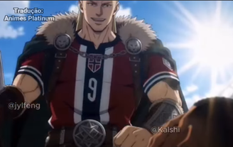 Duelo entre Brasil e Noruega vira anime feito por fãs