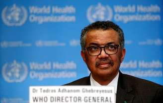 Diretor-geral da OMS, Tedros Adhanom Ghebreyesus
28/02/2020
REUTERS/Denis Balibouse