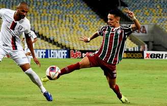 Gabriel Teixeira, durante a partida entre Fluminense e Resende (Foto: Mailson Santana/Fluminense FC)