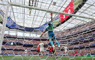 Goleiro espanhol Unai Simón ainda não sofreu gols na Copa do Mundo –