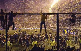 Boca Juniors e River Plate se enfrentam na final da Copa Libertadores de 2018 (Foto: Reprodução)