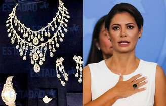 As joias seriam um presente para a ex-primeira dama
