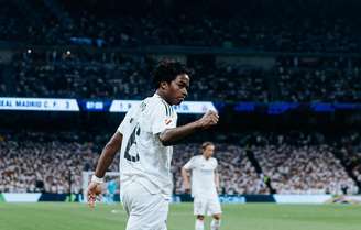 Endrick jogando pelo Real Madrid