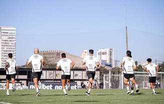 Reapresentação do elenco do Santos no CT Rei Pelé –