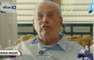 Maluf faz propaganda aos 94 anos