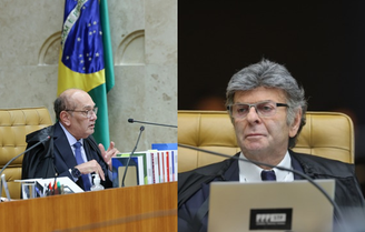 Ministros Gilmar Mendes e Luiz Fux
