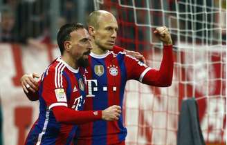 Robben comemora gol do Bayern de Munique contra o Mainz. 19/12/2014.