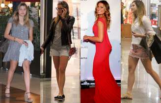 <p>No dia a dia, Sasha prefere peças confortáveis e curtas; em tapete vermelho, vira mulherão</p>