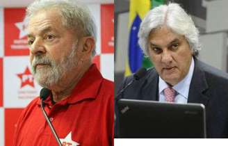 Ex-presidente Luiz Inácio Lula da Silva e o ex-senador Delcídio do Amaral
