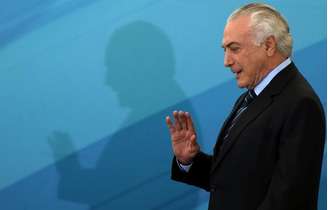Presidente Michel Temer durante cerimônia no Palácio do Planalto, em Brasília
13/07/2017 REUTERS/Adriano Machado