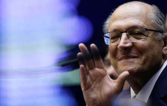 Pré-candidato do PSDB à Presidência, Geraldo Alckmin, no Congresso Nacional
25/04/2018 REUTERS/Adriano Machado