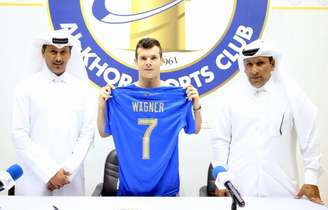 Wagner vestirá a camisa 7 do Al-Khor, do Qatar (Divulgação)