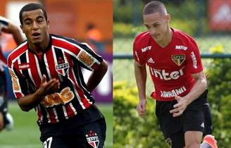 Lucas comemora o gol contra o Palmeiras em 2010; Antony se inspira nele - Fotos: VIPCOMM e Rubens Chiri