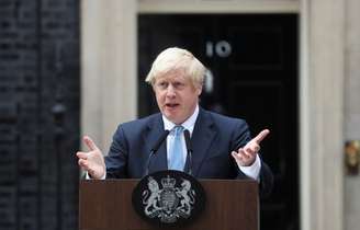 Premiê britânico, Boris Johnson, fala a jornalistas
02/09/2019
REUTERS/Simon Dawson
