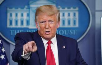 Presidente dos EUA, Donald Trump 
06/04/2020
REUTERS/Kevin Lamarque