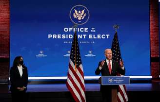 Presidente eleito dos EUA, Joe Biden, em Wilmington, Delaware
19/11/2020
REUTERS/Tom Brenner