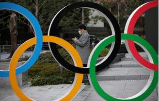 Anéis olímpicos em frente ao Museu dos Jogos Olímpicos em Tóquio
04/03/2020
REUTERS/Stoyan Nenov