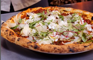 Pizza de Ragù Napoletano da Leggera Pizzaria