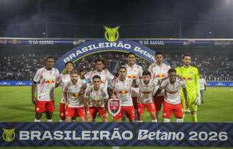 Jogadores do Red Bull Bragantino. 