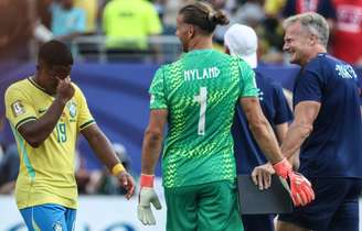 Endrick lamenta derrota do Brasil para a Noruega na Copa do Mundo.