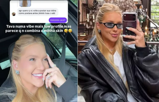 'Não combina muito comigo', escreveu a influenciadora nos stories do Instagram