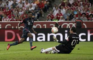 <p>Rogério Ceni fez boas defesas, mas não conseguiu parar o Bayern</p>