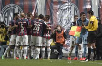 <p>San Lorenzo praticamente garantiu a classificação à primeira final de Libertadores da sua história</p>
