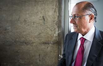<p>Geraldo Alckmin esteve em debate realizado na sede do SBT, em Osasco</p>