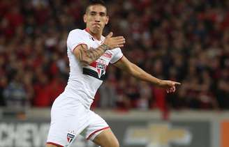Centurión fez o gol do São Paulo na Arena da Baixada