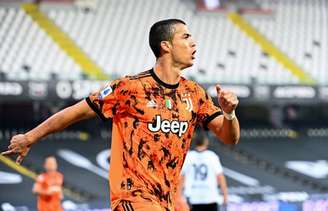 No primeiro turno, Cristiano Ronaldo foi o destaque da Juventus contra o Spezia (Vincenzo PINTO / AFP)
