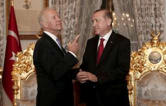 Erdogan e Biden durante reunião em Istambul
 23/1/2016   REUTERS/Sedat Suna
