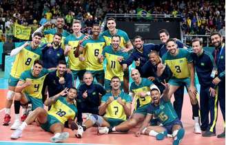 Vôlei masculino do Brasil está classificado no Pan 2023