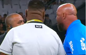 Discussão esquentou o clima antes do jogo