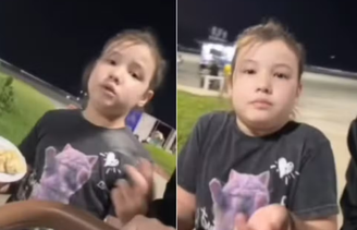 Menina russa se surpreende ao ganhar doces e bolos em aniversário no litoral de SP: 'Brasileiros são estranhos'
