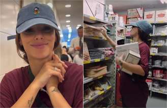 Bruna Biancardi faz compras na 25 de Março para festa junina de última hora