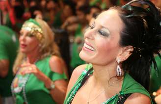 <p>Cozete Gomes curtiu o Carnaval em Salvador nessa segunda-feira (11)</p>