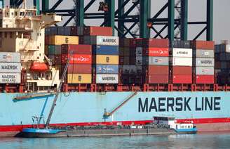 Navio da Maersk no porto de Antwerp, Bélgica
26/07/2018  REUTERS/Francois Lenoir