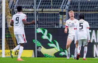 Mainz venceu a partida por 2 a 0 (Foto: Guido KIRCHNER / POOL / AFP)