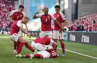 Eriksen sofreu mal súbito em partida entre Dinamarca e Finlândia pela Eurocopa Ansa