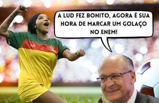 Geraldo Alkmin relembrou gol marcado por Ludmilla