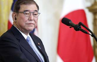 O primeiro-ministro do Japão, Shigeru Ishiba