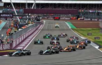 Largada do GP da Inglaterra em 2024