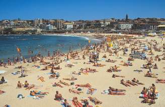 Praia de Bordi, na Austrália, sedia campeonatos de surf